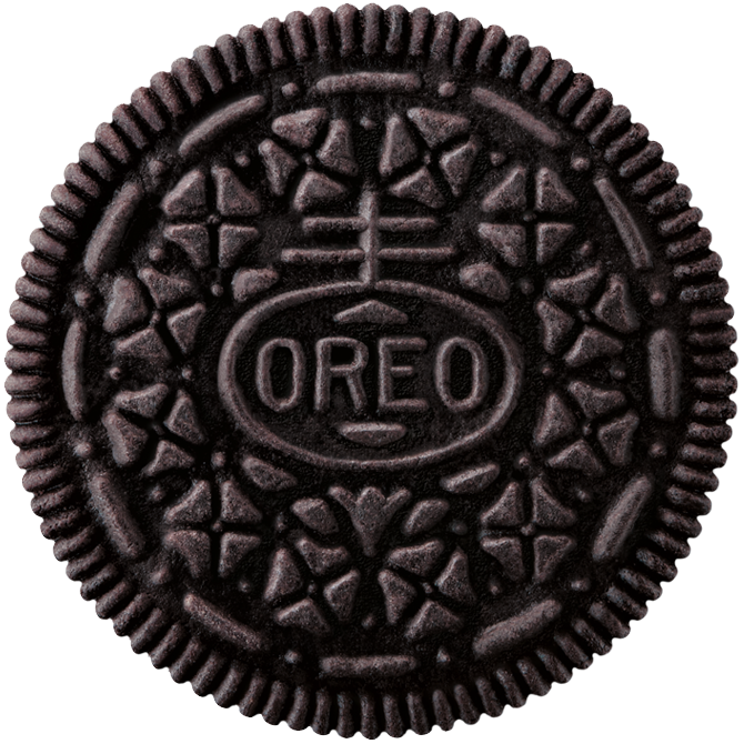 An Oreo that's been dipped in No Fudge